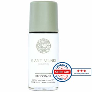 PLANT MUNDI Naturkosmetik Deo ohne Aluminium und ohne Natron – 100% natürlich, vegan & hautfreundlich